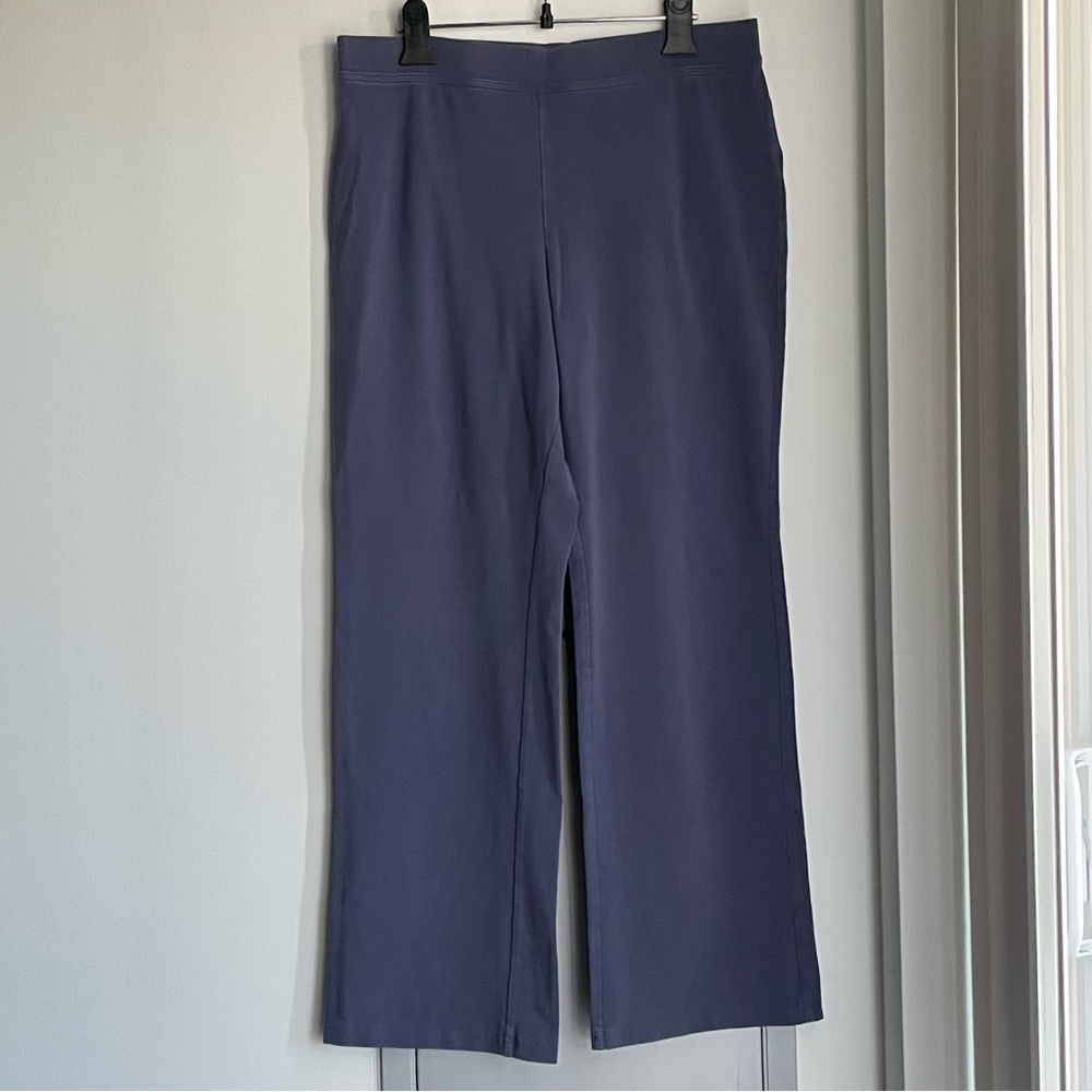 L.L. BEAN Blueish Grey Wide Leg Pants